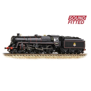 Graham Farish 372-730SF BR Standard 5MT with BR1C Tender 73065 BR Lined Black Early Crest with DCC Sound