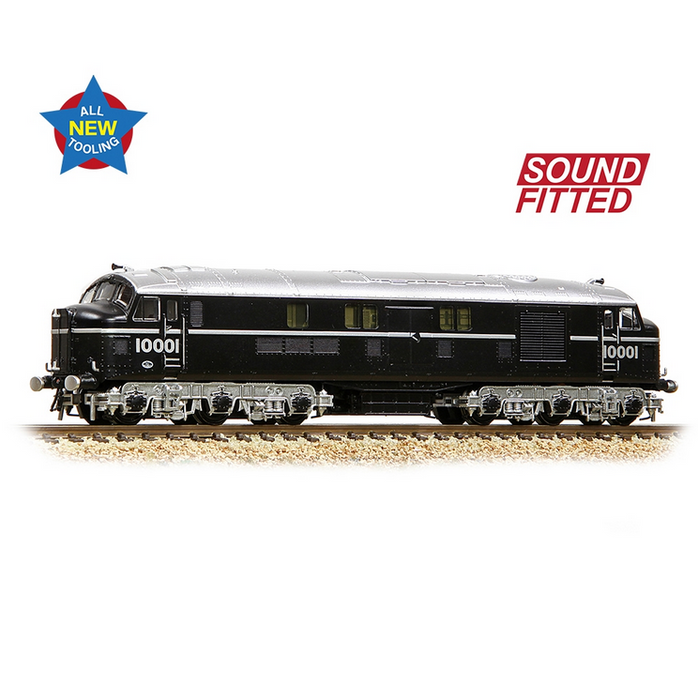 Graham Farish 372-911SF LMS 10001 Black & Silver with DCC Sound