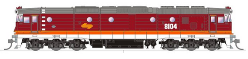 SDS Models 81 Class #8121 SRA Candy ColoursMk. I As Built with DCC Sound 