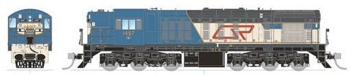 SDS Models 1460 Class #1497 QR Late Scheme 1970-1990's - HOn3.5 Gauge