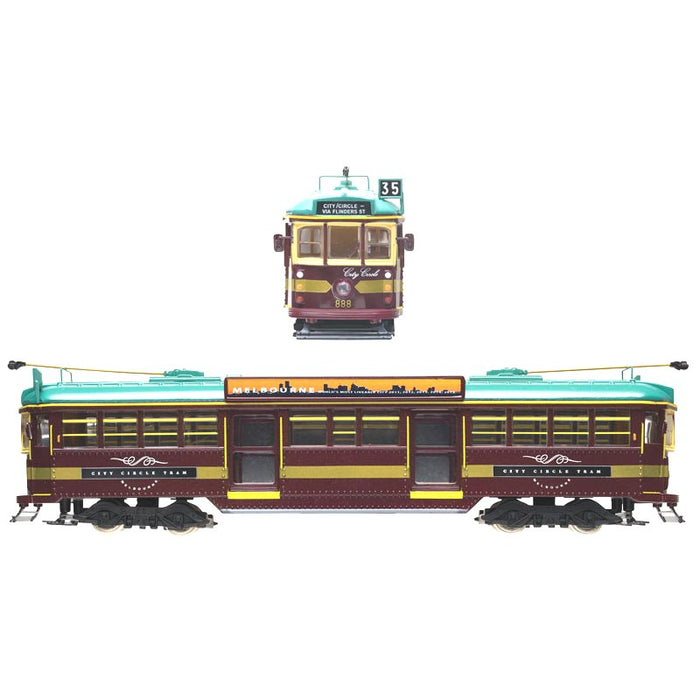 Cooee Classics City Circle W6 Melbourne Tram 'No. 888' - Powered