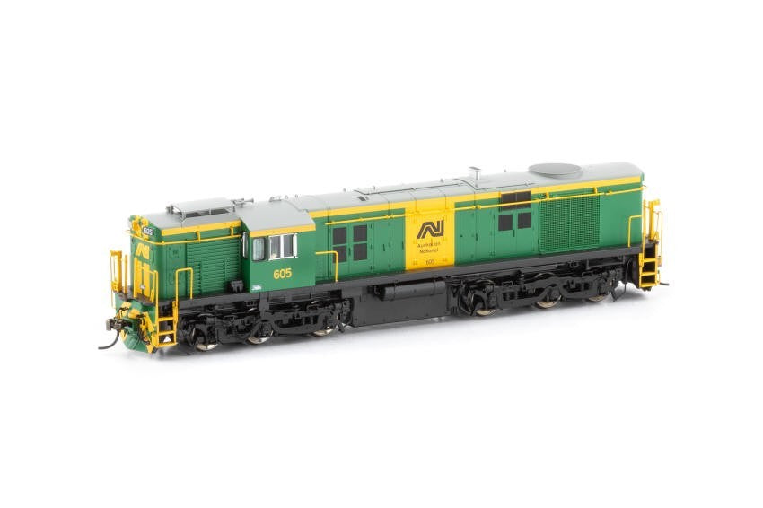 Auscision 600-8S 605 AN Green & Yellow - Grey Roof - DCC Sound Equipped