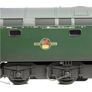 Branchline 32-492SF CLASS 40 DISC HEADCODE 40039 BR GREEN FULL YELLOW ENDS (WEATHERED & SOUND FITTED)]