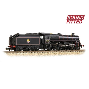 Graham Farish 372-727ASF BR Standard 5MT with BR1B Tender 73109 BR Lined Black Early Crest