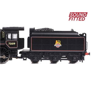 Graham Farish 372-727ASF BR Standard 5MT with BR1B Tender 73109 BR Lined Black Early Crest