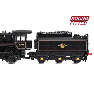 Graham Farish 372-729ASF BR Standard 5MT with BR1 Tender 73006 BR Lined Black Late Crest with DCC Sound