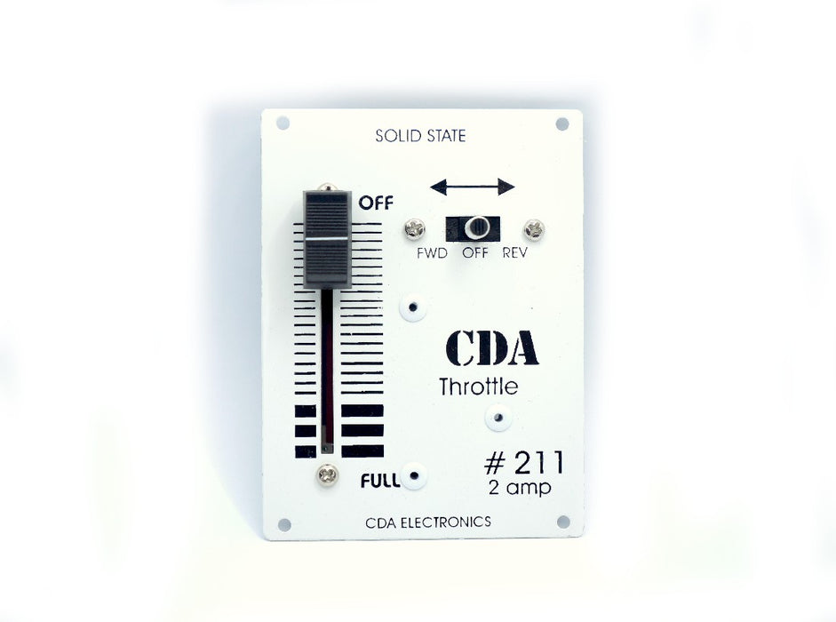 CDA 211 Panel 2 amp Throttle
