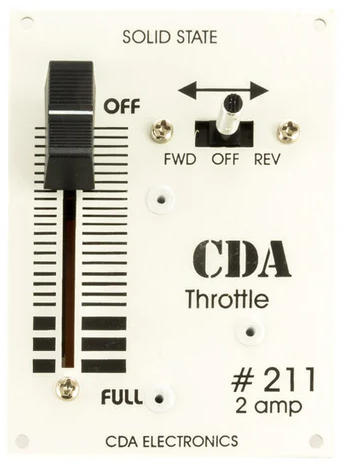 CDA 211 Panel 2 amp Throttle