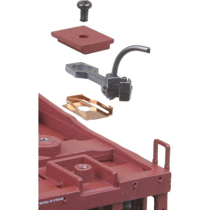 Kadee 58-25 - #58-25 HO Scale Bulk Pack - #58 Scale Metal Couplers (without gearboxes) - Medium (9/32") Centerset Shank (50pcs)