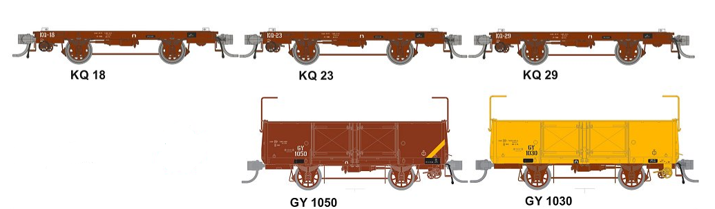 SDS Models KQG002 KQ and GY Wagon Pack