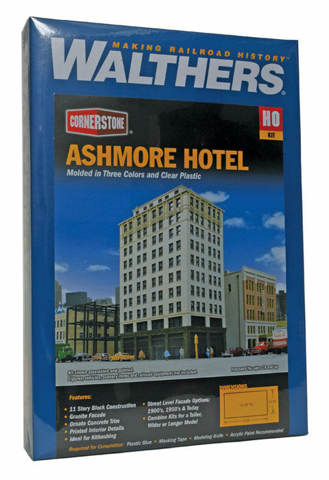 WALTHERS 933-3764 Ashmore Hotel -21.9 x 11.2 x 35.3cm