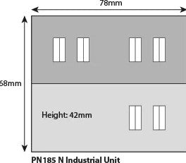 Metcalfe PN185 N Scale Industrial Unit