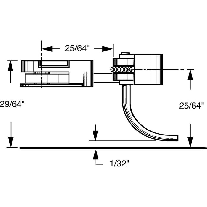 Kadee 31 - #31 HO Gauge 30-Series Plastic Couplers with Gearboxes - Long (25/64") Underset Shank (Derlin Shank) [4pcs]