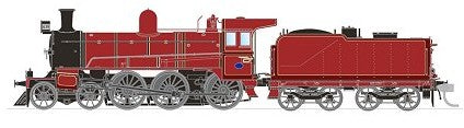 SDS Models D3314 D3 Class Steam Locomotive #639 in Red