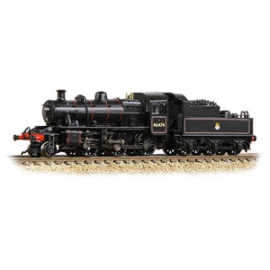 Graham Farish 372-626BSF LMS Ivatt 2MT 46474 BR Lined Black - Early Emblem DCC/Sound fitted)
