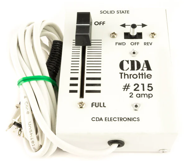 CDA 215 Handheld Throttle with Cable and 5-pin Din plug and socket