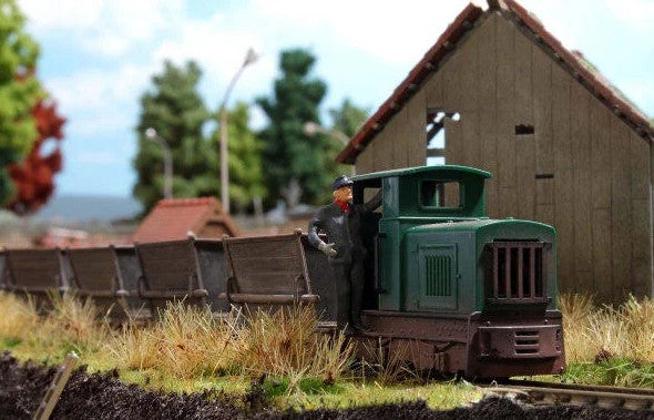 BUSCH 12001 Narro Gauge HOn2 Industrial Train Set - Battery Powered Only