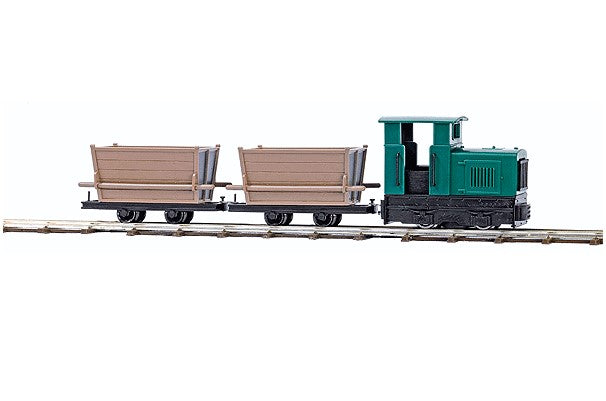 BUSCH 12001 Narro Gauge HOn2 Industrial Train Set - Battery Powered Only
