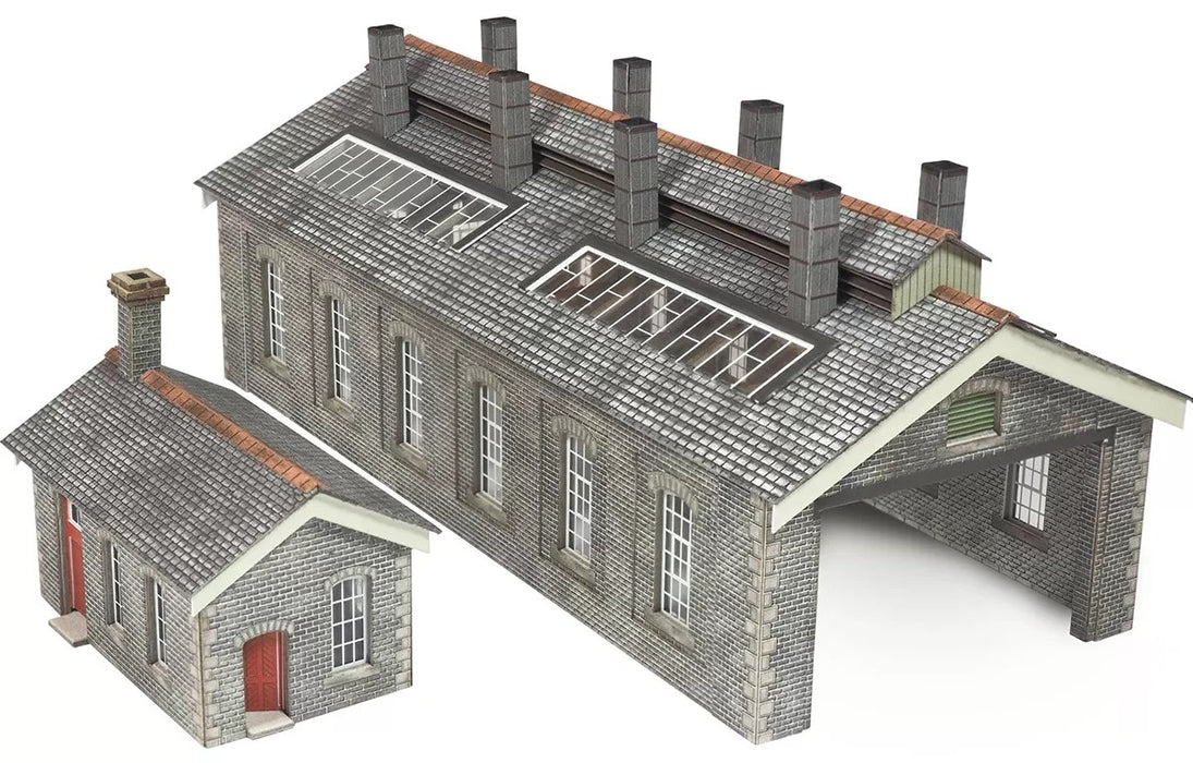Metcalfe PN937 N Scale Settle & Carlisle Double Track Engine Shed
