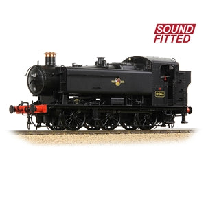 Branchline 35-027ASF GWR 94XX Pannier Tank 9463 BR Black (Late Crest) (DCC/sound fitted)