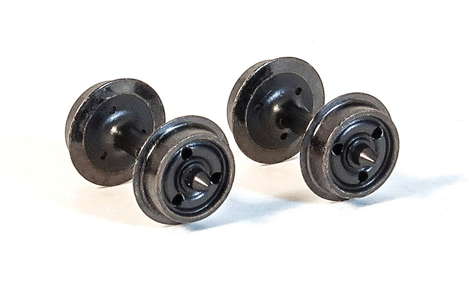 Peco NR-142 N 3 hole disc wheels (40 axles)
