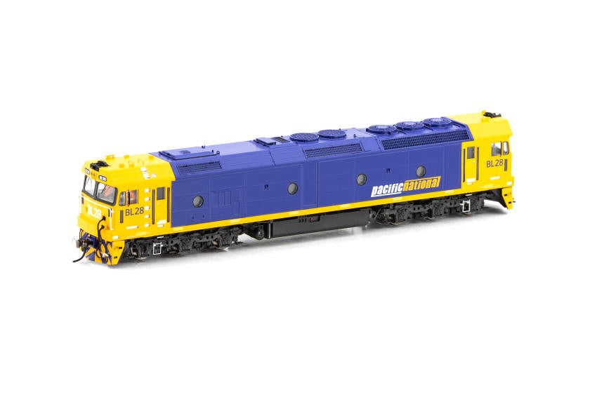 Auscision BL-10S BL28 Pacific National Intermodal Blue/Yellow - DCC Sound Equipped