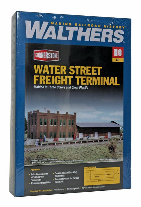 WALTHERS 933-3009 Water Street Freight Terminal - 52 x 15.8cm