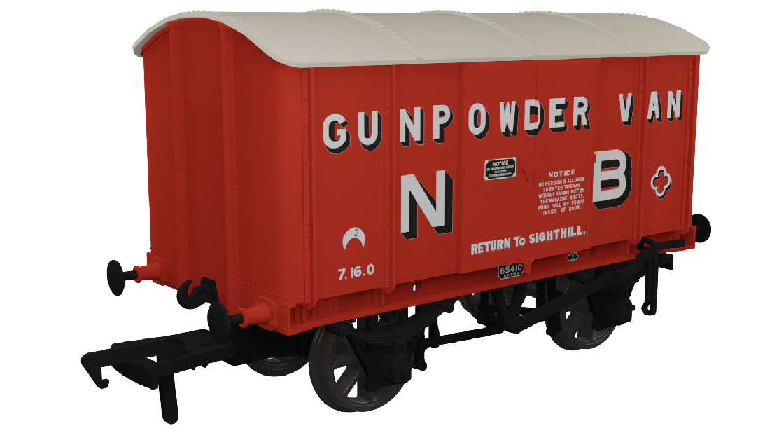 Rapido 908027 North British Railways Gunpowder Van No. 65410