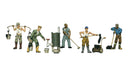 WOODLAND SCENICS A1828 Roofers - HO Scale