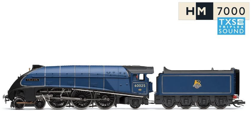 Hornby TT3009TXSM BR Class A4 Class 4-6-2 60025 'Falcon' - Era 4 (Sound Fitted) Steam Locomotive