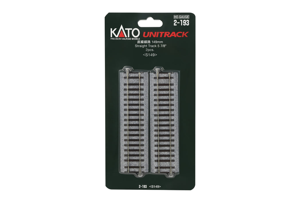 Kato 2-193 Unitrack 149mm Straight Track (2pcs) (HO)