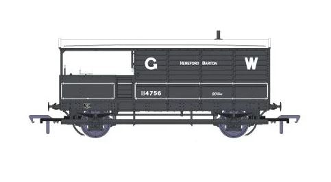 Rapido 918001 GWR Dia. AA20 "Toad" no. 114765 Hereford Barton GW Grey (Large) Brake Vane