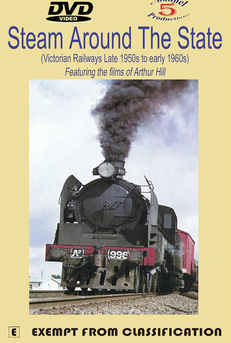 DVD CFRD1015 Steam Around the State - Victorian Railways late 1950s to early 1960s