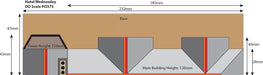 Metcalfe PO375 OO Scale Low Relief Hotel Wednesday