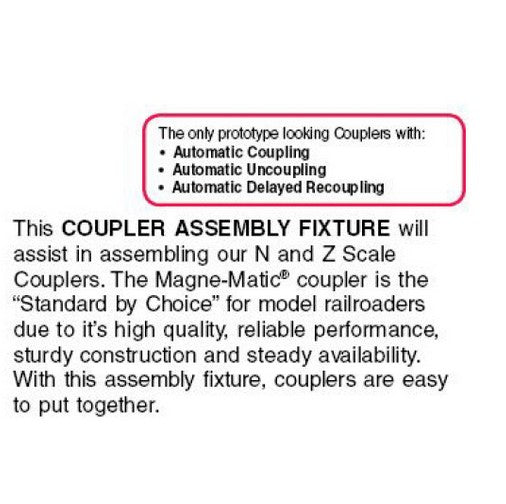 MICRO-TRAINS 988 00 191 (702) N & Z Coupler Assembly Fixture Jig