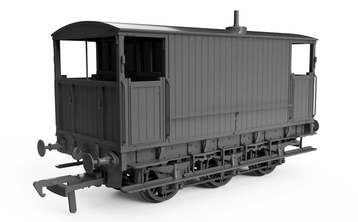 Rapido 931007 SECR 20t 6 Wheel Brake Van - no. S55429 - SR Post-36 Livery