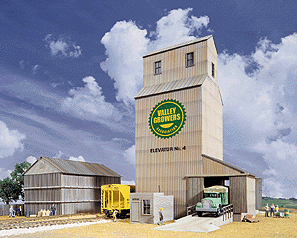 WALTHERS 933-3096 Valley Growers Association Steel Grain Elevator