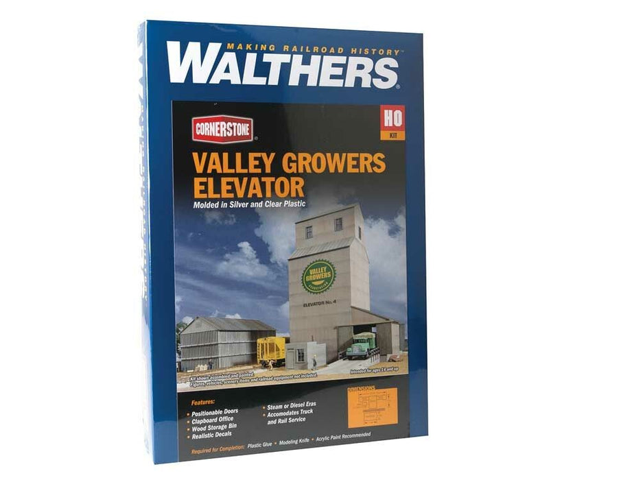 WALTHERS 933-3096 Valley Growers Association Steel Grain Elevator