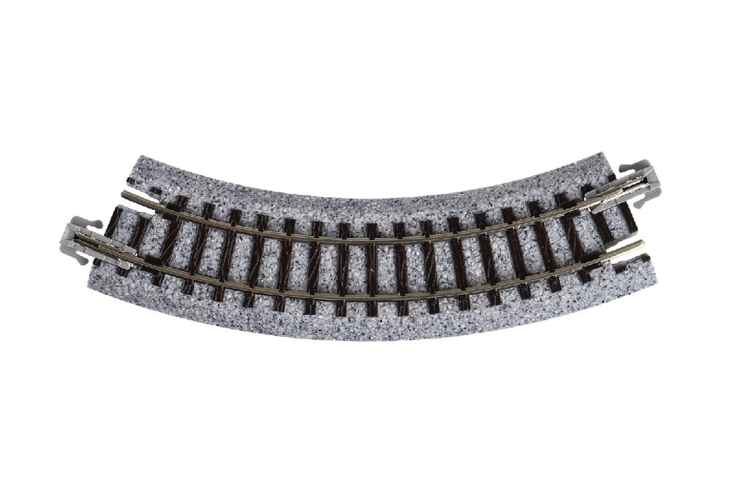 Kato 20-176 117mm (4 5/8") Radius 45 Degree Curve Track (4 pcs)