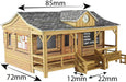 Metcalfe PO410 OO Scale Wooden Pavillion
