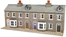 Metcalfe PN175 N Scale Low Relief Terraced House Fronts in Stone