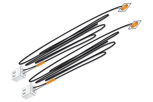 WOODLAND SCENICS JP5736 - Orange LED Stick-On Light - 2 lights with 24" (60.9 cm) cable/pkg - 30mA each