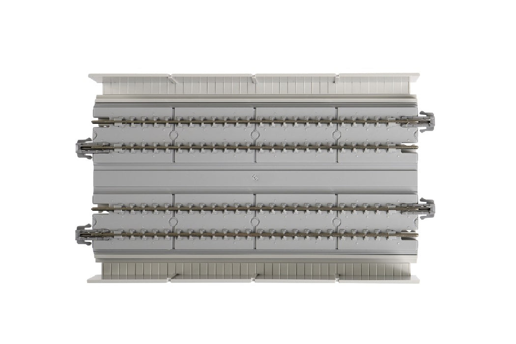 Kato 20-422 124 (4 7/8") Concrete Slab Double Track Straight Viaduct Track (2 pcs)