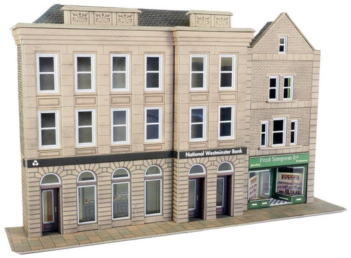 Metcalfe PO271 OO Scale Bank and Shop