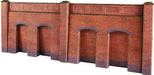Metcalfe PO244 OO Scale Red Brick Retaining Wall