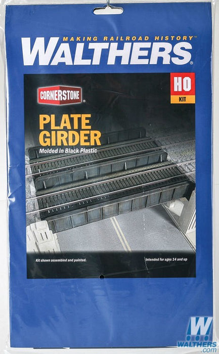 WALTHERS 933-2948 Through Plate-Girder Bridge - Build as Single or Double-Track