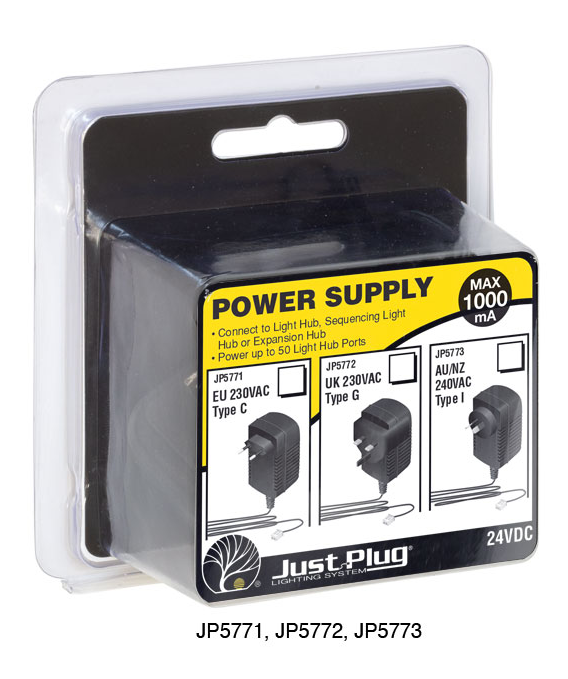 WOODLAND SCENICS JP5773 Just Plug - Power Supply Aus/NZ