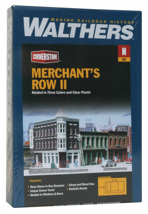 WALTHERS 933-3224 Merchant's Row II - 15.9 x 8.9 x 9.2cm