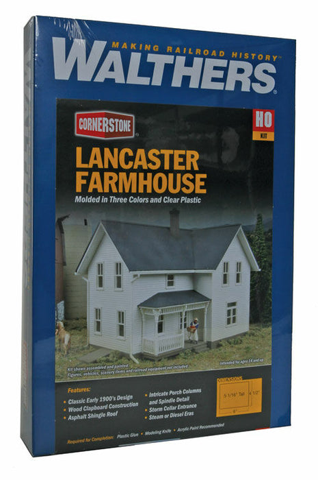 WALTHERS 933-3333 Lancaster Farmhouse -15.1 x 11.4 x 11cm