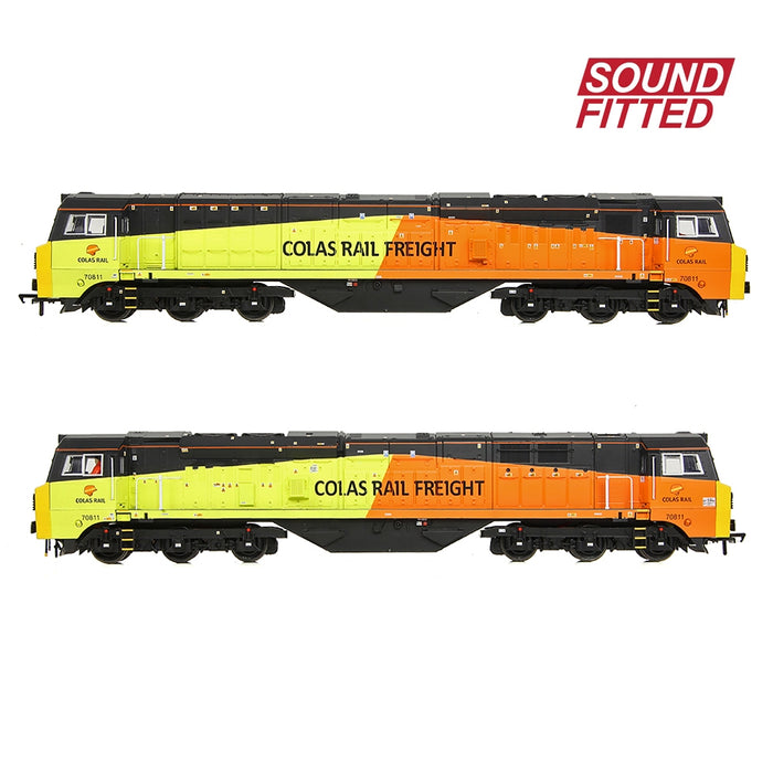 Branchline 31-591ASF Class 70 with Air Intake Modifications 70811 Colas Rail Freight with DCC Sound Fitted